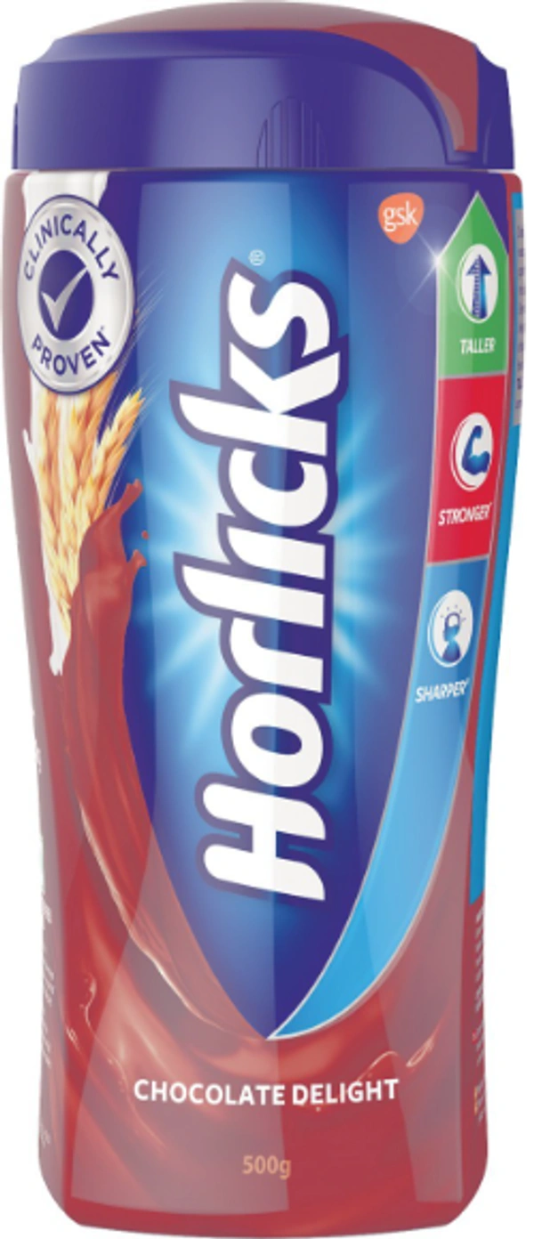 Horlicks Health and Nutrition drink - 500 g Pet Jar (Chocolate flavor)